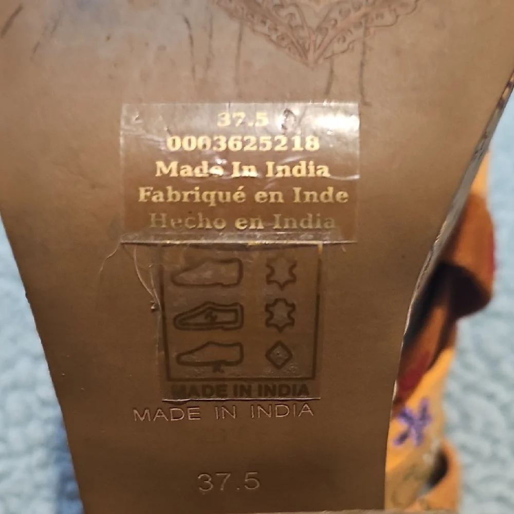 Free People Embroidered Platform Sandals - Multicolor - Picture 6 of 11